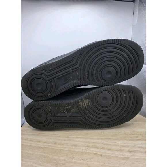 NIKE Air Force 1 -Mid Triple Black Sneakers Shoes - 315123-001 women’s Sz 6.5 - Picture 7 of 8